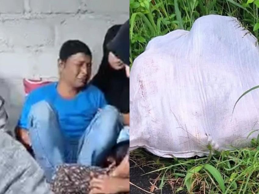 Tangis Ayah Siswi MTs yang Ditemukan Tewas dalam Karung, Hadiri Pemakaman dengan Tangan Diborgol