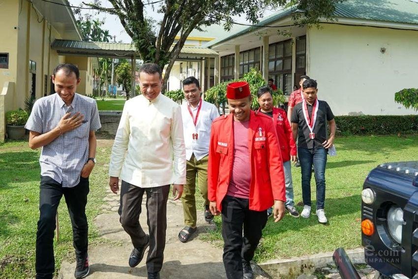 Haji Musa Rajekshah Hadiri Pra Kongres Kaderisasi GMNI Sumut, Apresiasi Peran Mahasiswa untuk Kemajuan Daerah