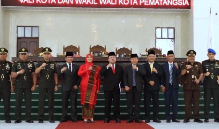 Saksikan Momen Sejarah, Kapolres Pematangsiantar Hadiri Sertijab Walikota Pematangsiantar