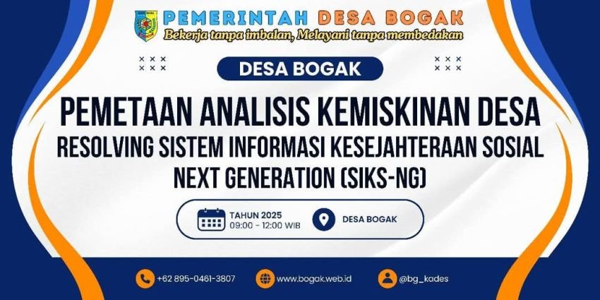 Pemdes Bogak Luncurkan Program Pemetaan Analisis Kemiskinan untuk Validasi Data Warga