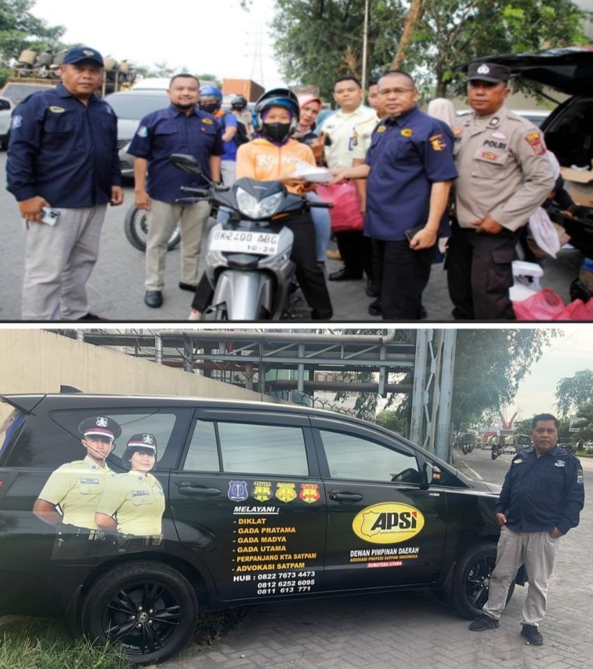 APSI DPC Medan Utara Laksanakan Safari Ramadhan 1446 H, Bagikan Takjil kepada Satpam dan Masyarakat Pekerja KIM