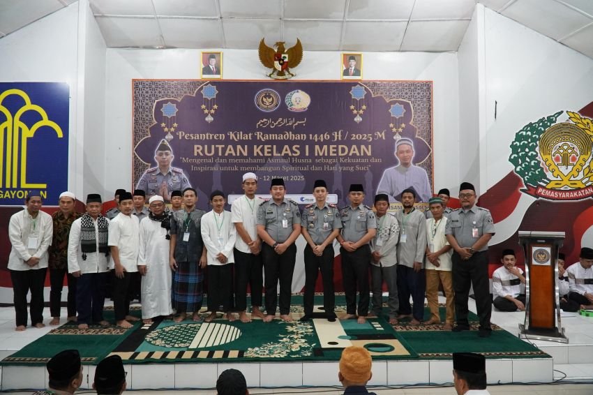 Rutan Kelas I Medan Gelar Pesantren Kilat untuk Warga Binaan Menyambut Ramadhan