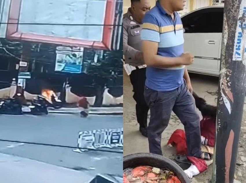 Viral! Oknum Polisi Labuhanbatu Tendang Wanita ODGJ, Polda Sumut Beri Penjelasan