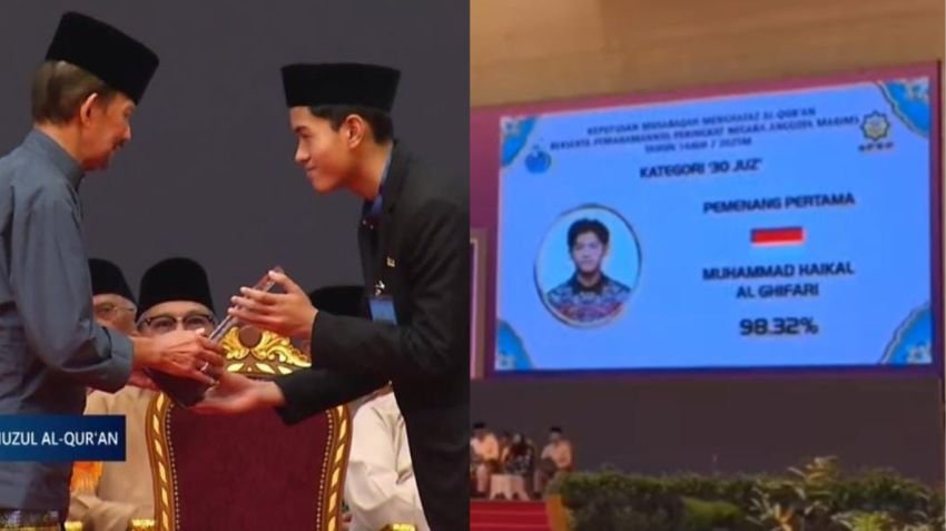 Muhammad Haikal Al Ghifari Raih Juara 1 MTQ MABIMS, Harumkan Nama Indonesia di Brunei