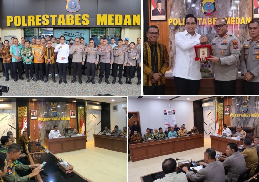 Wali Kota Medan Rico Waas Sambangi Polrestabes,Bahas Keamanan Kota Medan dan Perkuat Sinergita