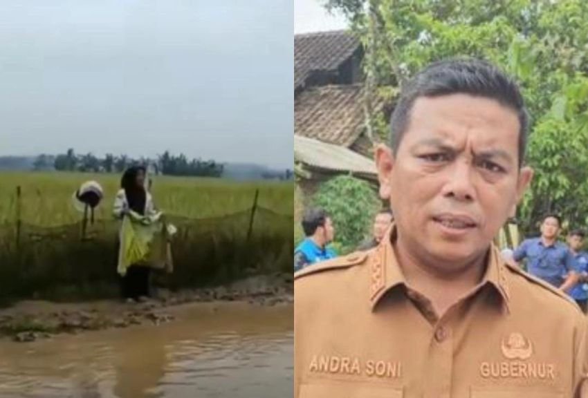 Viral Guru Jatuh, Andra Soni Pastikan Jalan Rusak di Pandeglang Diperbaiki Tahun Ini