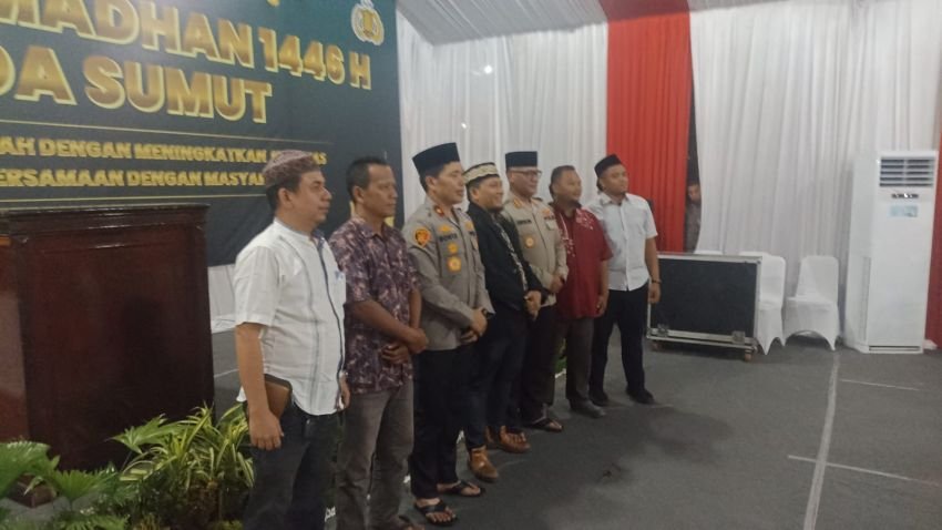 Safari Ramadhan Waka Polda Sumut BRIGJEND Pol Rony Samtana di Masjid Amal Muslimin Medan