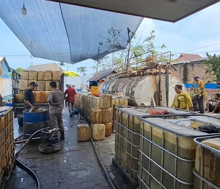 Mafia Solar Terungkap! Tim Gabungan Gerebek Gudang Solar Ilegal di Medan Belawan