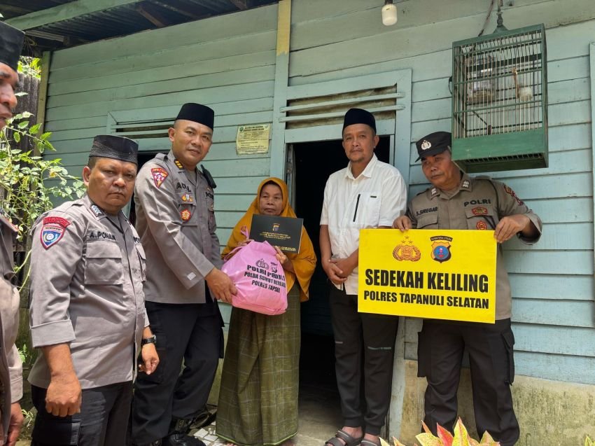 Sedekah Keliling Polres Tapanuli Selatan