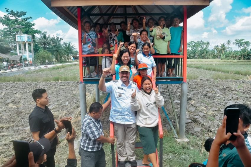 Bupati Batu Bara Tinjau Desa Binaan PT. Inalum