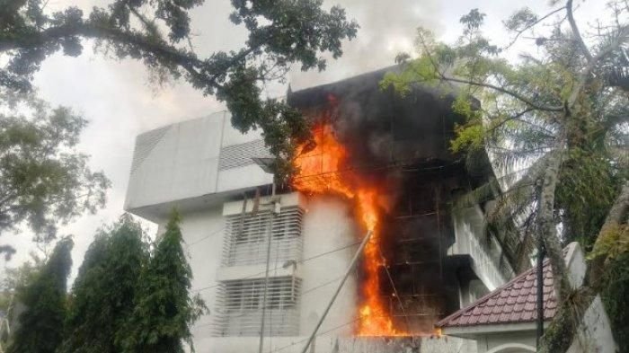 Polda Sumut Ungkap Penyebab Kebakaran Kantor Dinas Pendidikan Sumut, Diduga Akibat Puntung Rokok