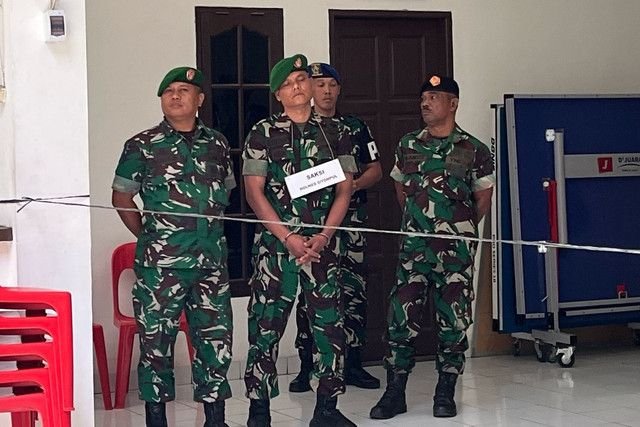 Serka Holmes Berstatus Saksi dalam Rekonstruksi Kasus Pembunuhan Eks Prajurit TNI Andreas Sianipar di Polrestabes Medan