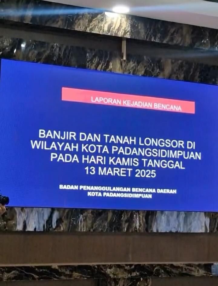 Kota Padangsidimpuan Tetapkan Status Darurat Bencana Banjir Dan Tanah Longsor