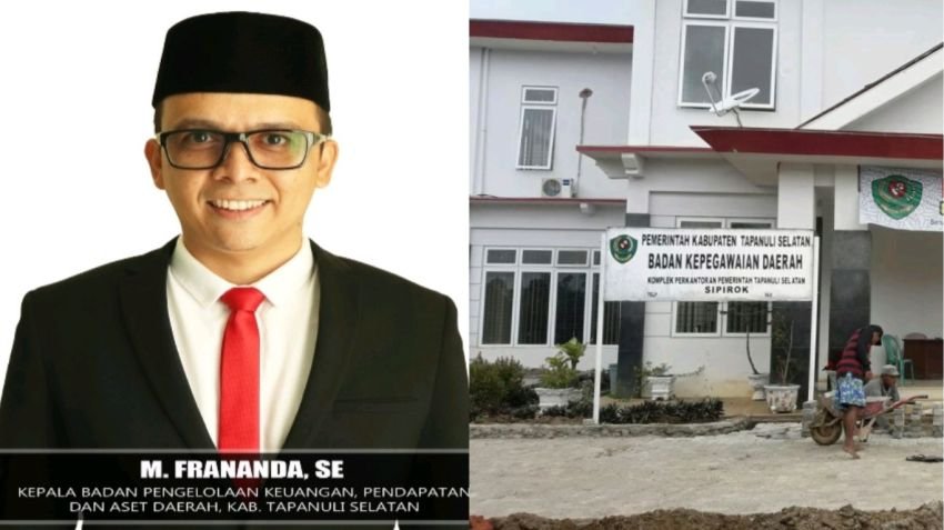 Kepala BPKPAD Tapanuli Selatan M. Frananda Bungkam Saat Dikonfirmasi soal Pengelolaan Dana Bencana Darurat