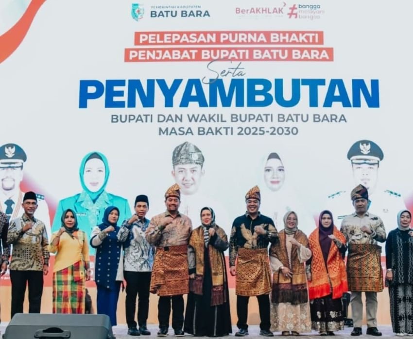 Pemkab Batu Bara Gelar Pelepasan Purna Bhakti Pj. Bupati Serta Penyambutan Bupati dan Wabup Batu Bara