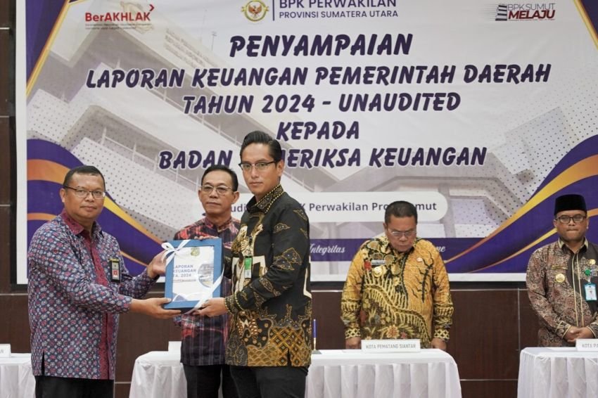 Wali Kota Medan Serahkan LKPD Unaudited 2024 ke BPK RI Perwakilan Sumut, Siap Diperiksa untuk Dapatkan Opini WTP