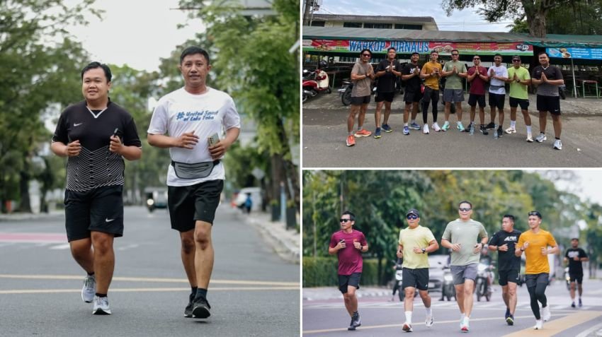 Jurnalis di Medan Kampanye Hidup Sehat