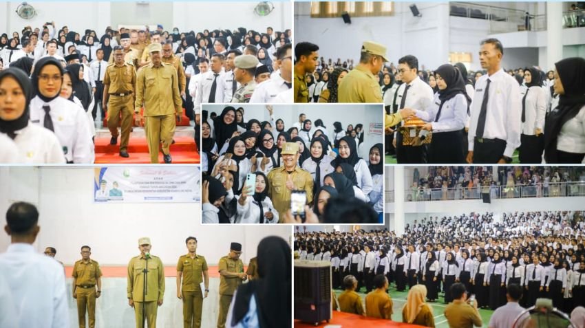 Lantik 1.586 ASN Baru, Bupati Madina Tekankan Etika, Loyalitas, dan Kinerja
