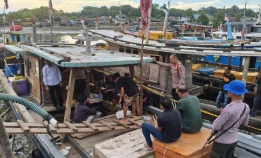 Bakamla Tangkap Kapal Penyelundup Pasir Timah Tujuan Malaysia di Perairan Lingga