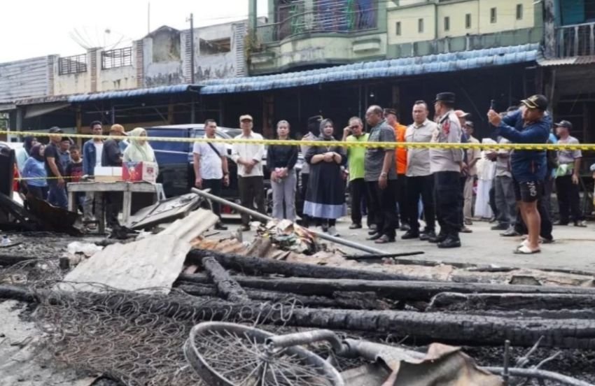 Pemkab Langkat Salurkan Bantuan untuk Keluarga Korban Kebakaran Ruko yang Menewaskan Dua Orang