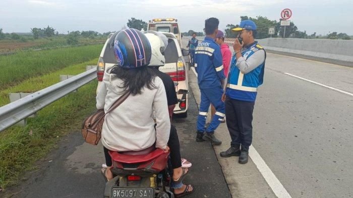 Viral Pengendara Motor Masuk Tol Medan-Kualanamu-Tebing Tinggi, Jasamarga Evakuasi Segera