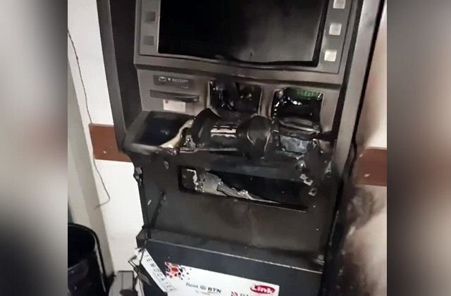 Aksi Pembobolan ATM di Kota Tomohon, Kerusakan Parah dan Diduga Menggunakan Alat Las