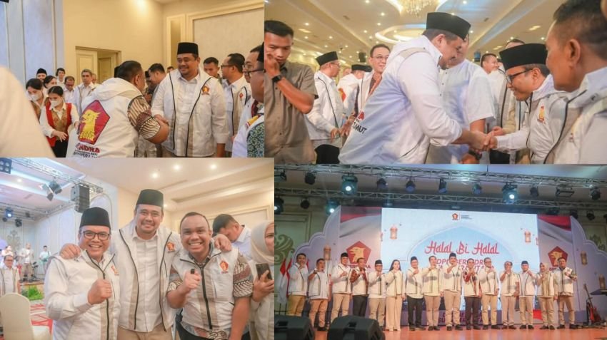 Wali Kota Padangsidimpuan Hadiri Halal Bihalal Bersama DPD Partai Gerindra Sumut di Medan