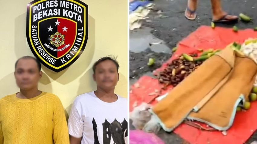 Viral! Preman Tendang Sayur dan Ancam Pedagang, Ternyata Positif Sabu