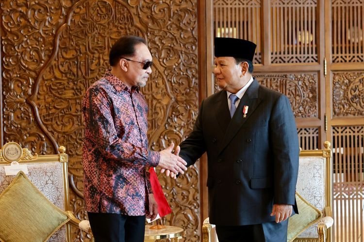 Presiden Prabowo Lakukan Kunjungan Singkat ke Malaysia, Temui PM Anwar Ibrahim Malam Ini