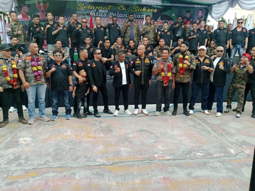 Ketua GRIB Medan Lantik DPC Medan Sunggal, Sanjaya Siahaan Resmi Jabat Ketua Periode 2024–2029