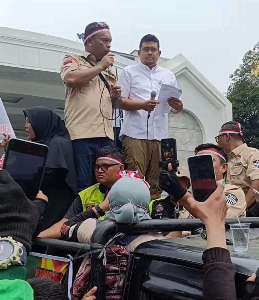 Gubsu Bobby Temui Massa Ojol: Jika Perlu, Kita Buat Aturan Sendiri!