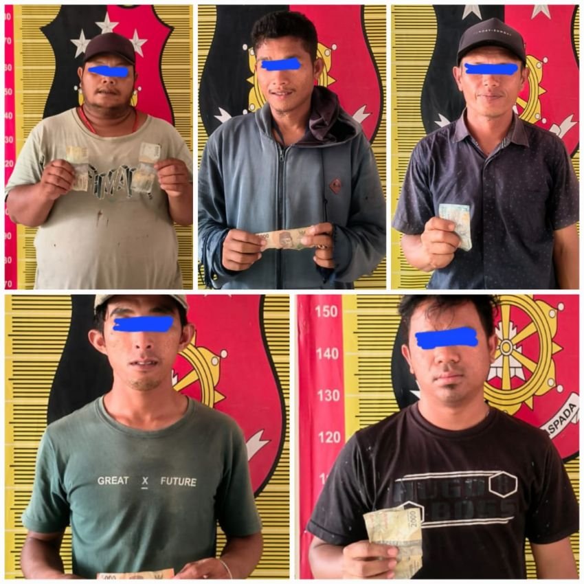 Polres Padangsidimpuan Amankan Lima Juru Parkir Liar dalam Operasi Premanisme