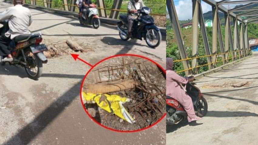 Jembatan Bypass Padangsidimpuan Membahayakan Pengguna Jalan, Warga: Jangan Tunggu Korban Jiwa Baru Diperbaiki!