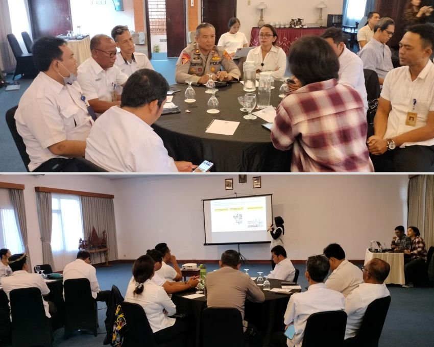 Dukung Kawasan Rendah Emisi, Kapolsek Dentim Hadiri FGD Transportasi Ramah Lingkungan di Sanur