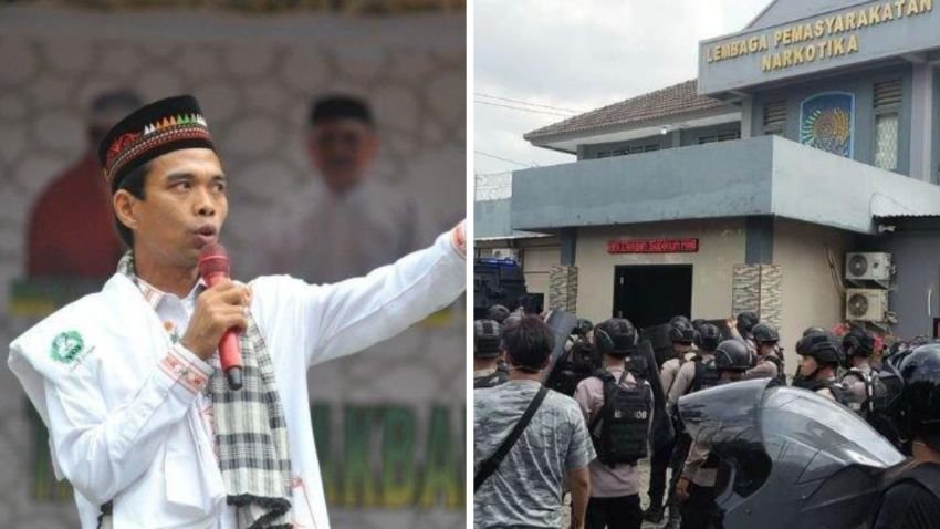 Ustaz Abdul Somad Tertahan Saat Kericuhan Pecah di Lapas Narkotika Musi Rawas