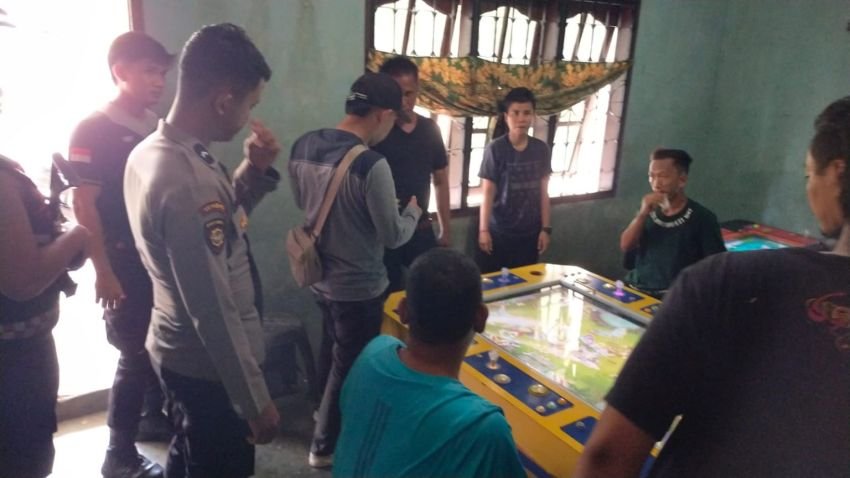 Polsek Medan Tembung Grebek Lokasi Judi Tembak Ikan, 4 Orang Diamankan