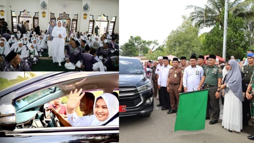 Wakil Bupati Madina Lepas 258 Jamaah Calon Haji, Berpesan Fokus Ibadah dan Kurangi Medsos