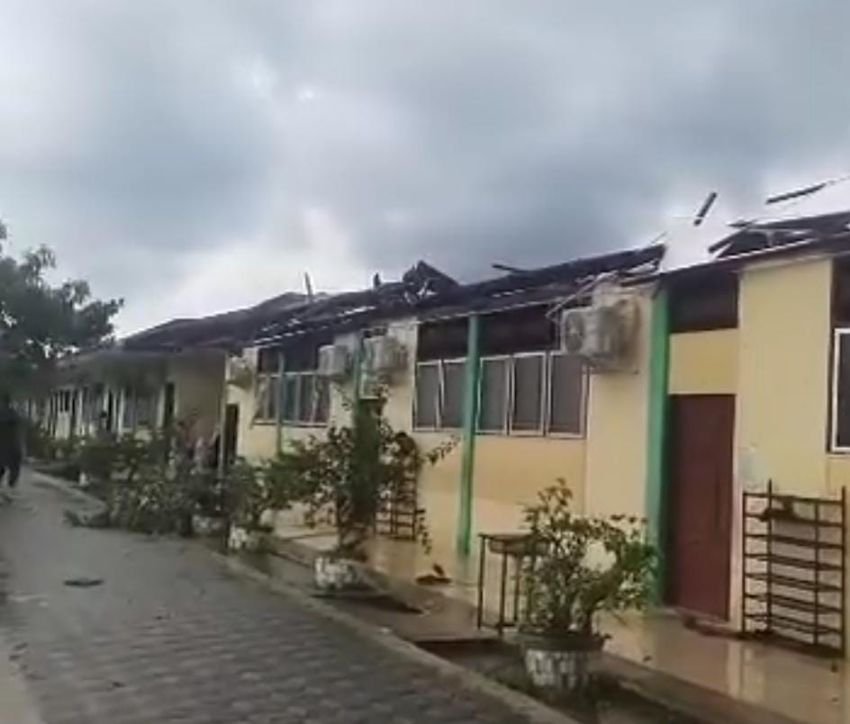 Angin Kencang dan Hujan Deras Landa Aceh Tamiang, Empat Rumah dan Sekolah Rusak