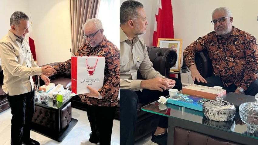 Duta Besar Bahrain untuk Indonesia Terima Kunjungan Anggota DPR RI Musa Rajekshah