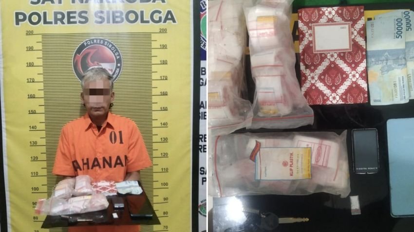 Polres Sibolga Tangkap Bandar Narkoba, S4bu Siap Edar Disita