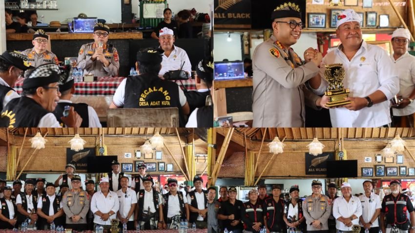 Kapolresta Denpasar Sambang Kamtibmas di Kuta, Warga Sampaikan Keluhan Keamanan