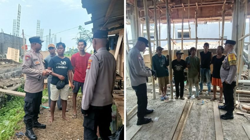 Cegah Gangguan Kamtibmas, Polsek Denpasar Selatan Tertibkan Penduduk Pendatang di Proyek Kos-kosan Sanur Kauh