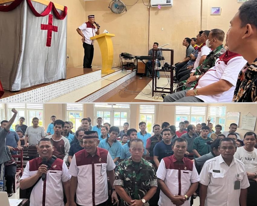 Pembinaan Kerohanian di Lapas Labuhan Ruku, Perkumpulan Seluruh Pendeta Indonesia Kabupaten Batu Bara Hadir Berikan Penguatan