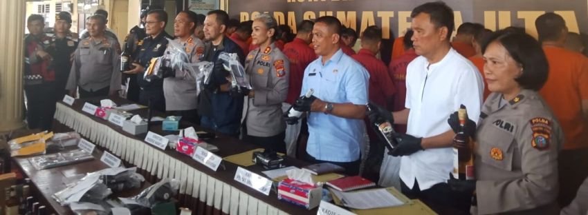 Polda Sumut Bersama Polres Pematangsiantar dan Simalungun Ungkap 101 Kasus Narkoba, 159 Tersangka Diamankan
