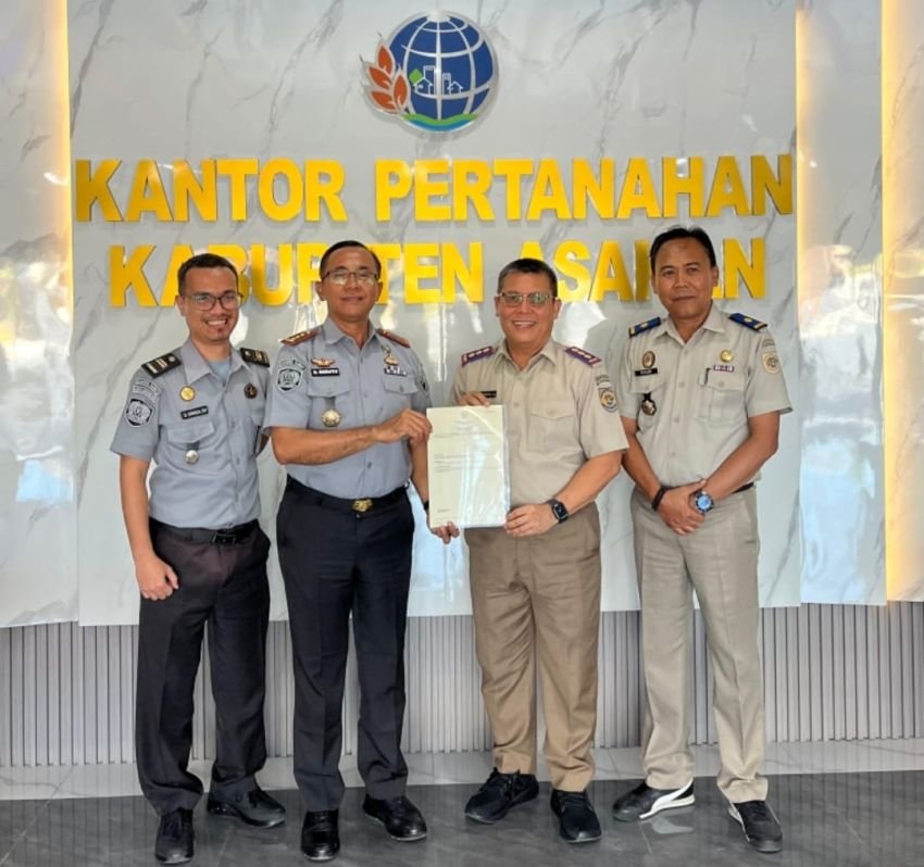 Lapas Baru Akan Dibangun di Air Joman, Kalapas Labuhan Ruku Terima Sertifikat Lahan dari BPN Asahan