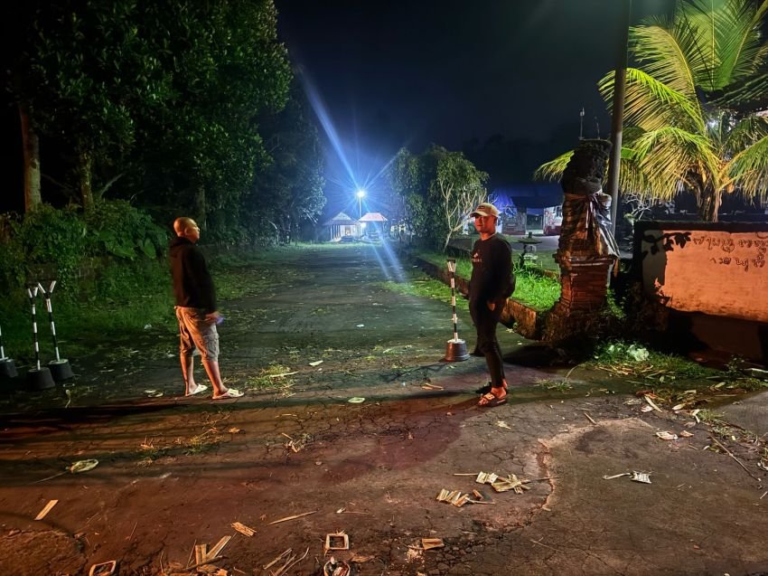 Opsnal Unit Reskrim Polsek Bangli Intensifkan Pengawasan Malam Hari, Jaga Situasi Kota Tetap Kondusif
