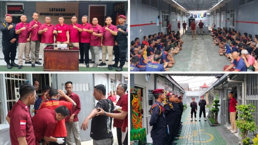 Berantas Halinar, Kalapas Jember Pimpin Langsung Razia Kamar Hunian Warga Binaan