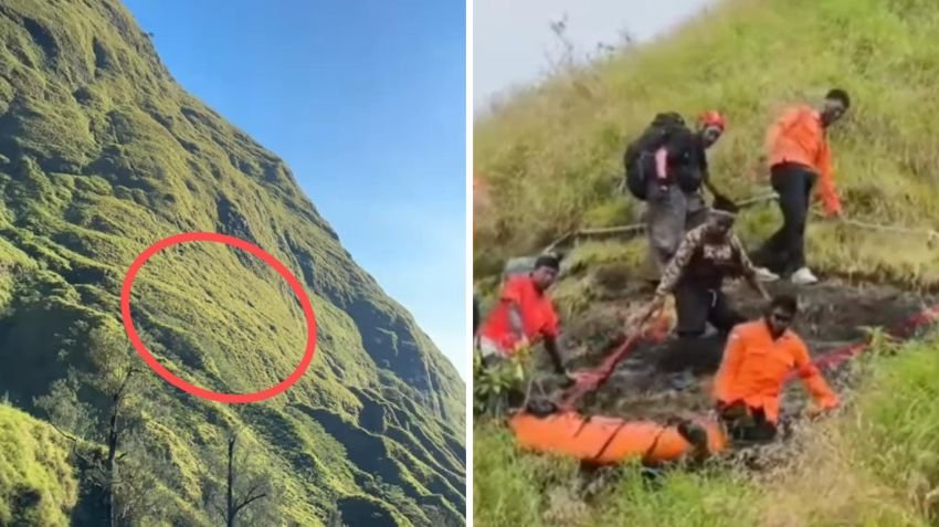 Pendaki Asal Malaysia T3was Terjatuh di Jurang Gunung Rinjani, Evakuasi Dramatis 3,5 Jam