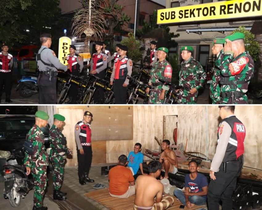 Patroli Gabungan TNI-Polri Amankan Lapangan Puputan Margarana, Warga Diimbau Waspada Premanisme