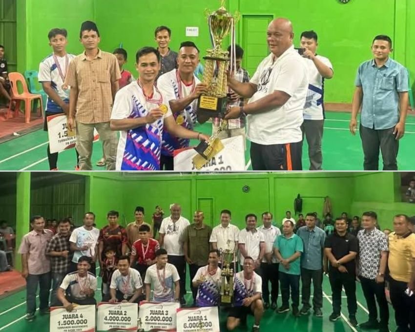 Bupati Nias Utara Tutup Turnamen Bulutangkis PB Avore, Dorong Pembinaan Atlet Muda